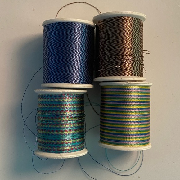 Coats & Clark Variagated Thread lot of 4 assorted color spools new + nearly new - Picture 3 of 4